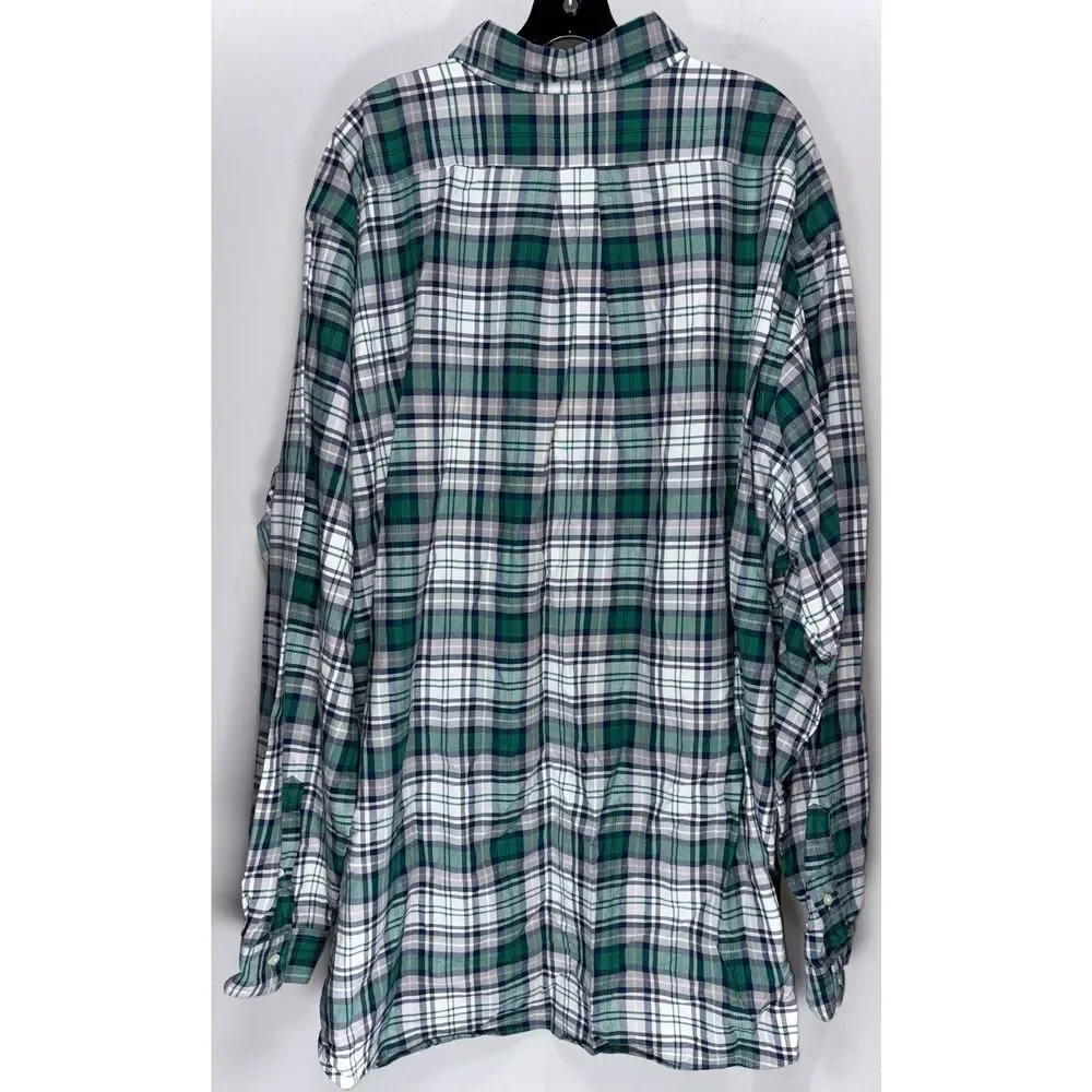 Polo Ralph Lauren Classic-Fit Plaid Oxford Shirt size 3xl
